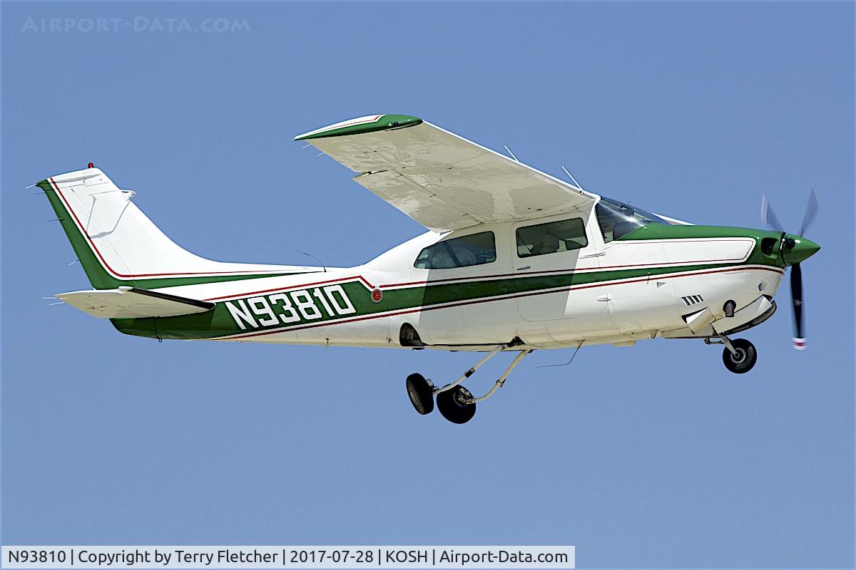 N93810, 1974 Cessna T210L Turbo Centurion C/N 21060418, At 2017 EAA AirVenture at Oshkosh