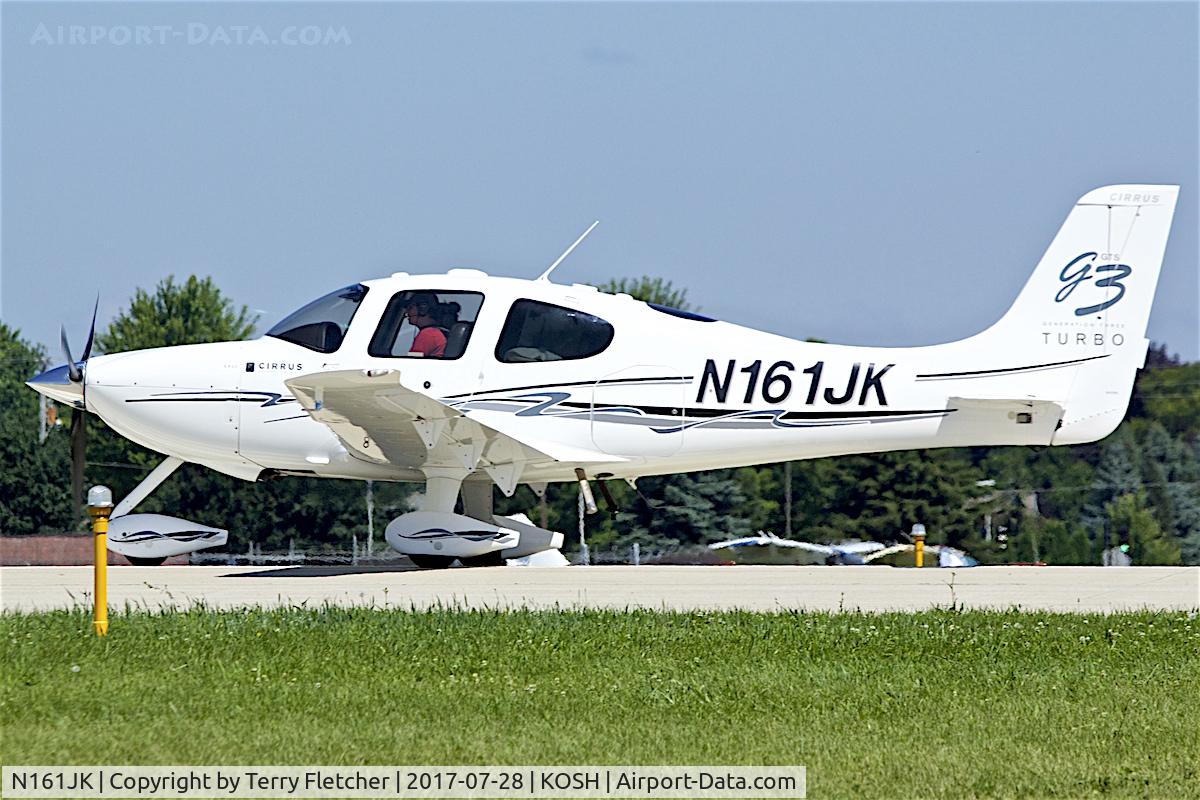 N161JK, 2007 Cirrus SR22 G3 GTS Turbo C/N 2462, At 2017 EAA AirVenture at Oshkosh