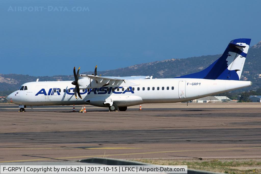 F-GRPY, 2007 ATR 72-500 C/N 742, Parked
