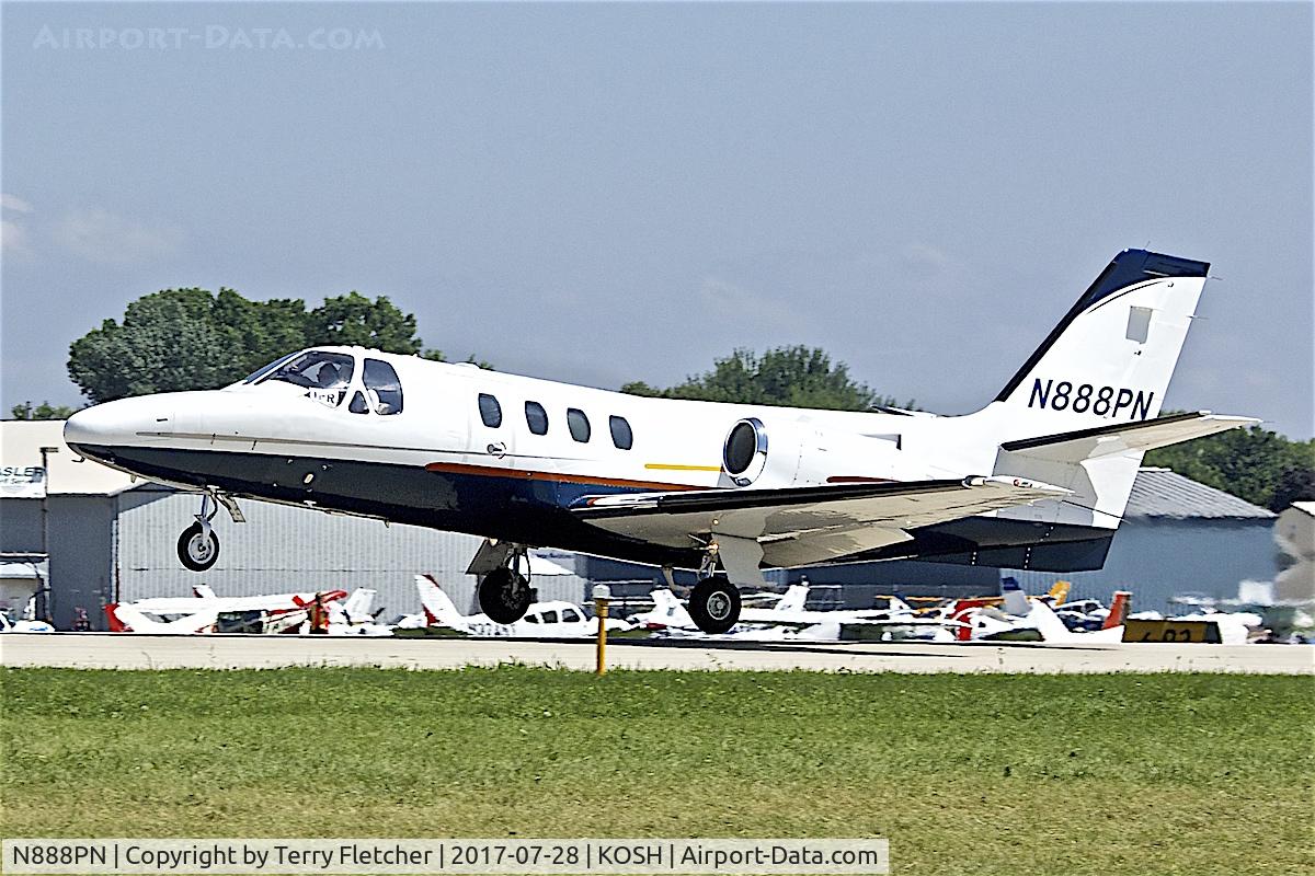 N888PN, 1978 Cessna 501 Citation I SP C/N 501-0080, At 2017 EAA AirVenture at Oshkosh