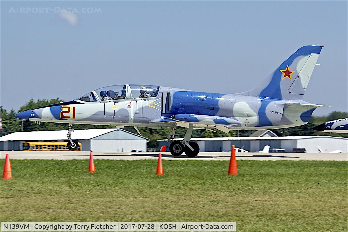 N139VM, 1980 Aero L-39C Albatros Albatros C/N 31634, At 2017 EAA AirVenture at Oshkosh