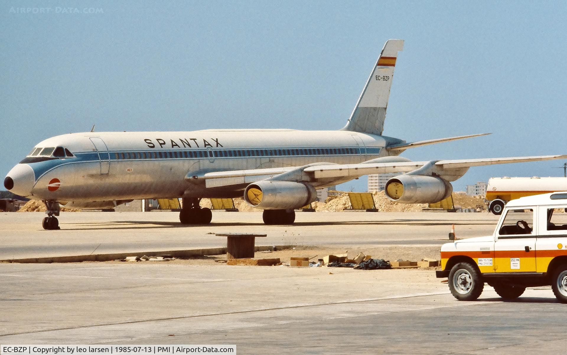 EC-BZP, 1962 Convair CV-990-30A-5 Coronado C/N 30-10-18, Palma de Mallorca 13.7.85