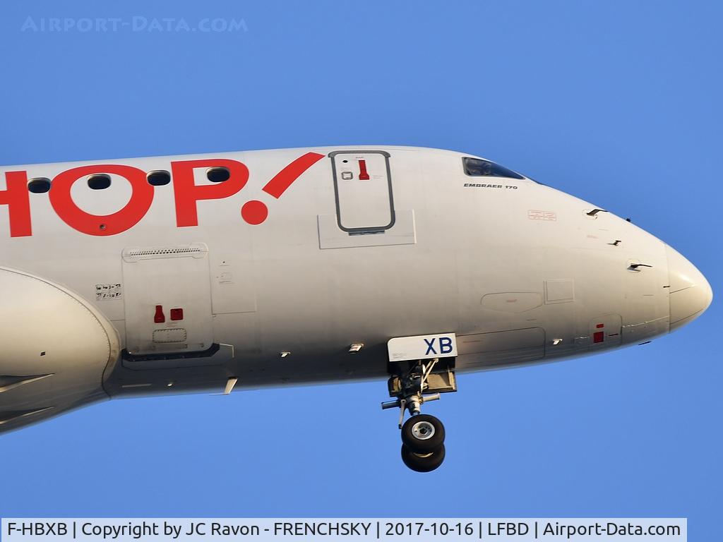 F-HBXB, 2008 Embraer 170LR (ERJ-170-100LR) C/N 17000250, HOP! A53255 from Lille (LIL)