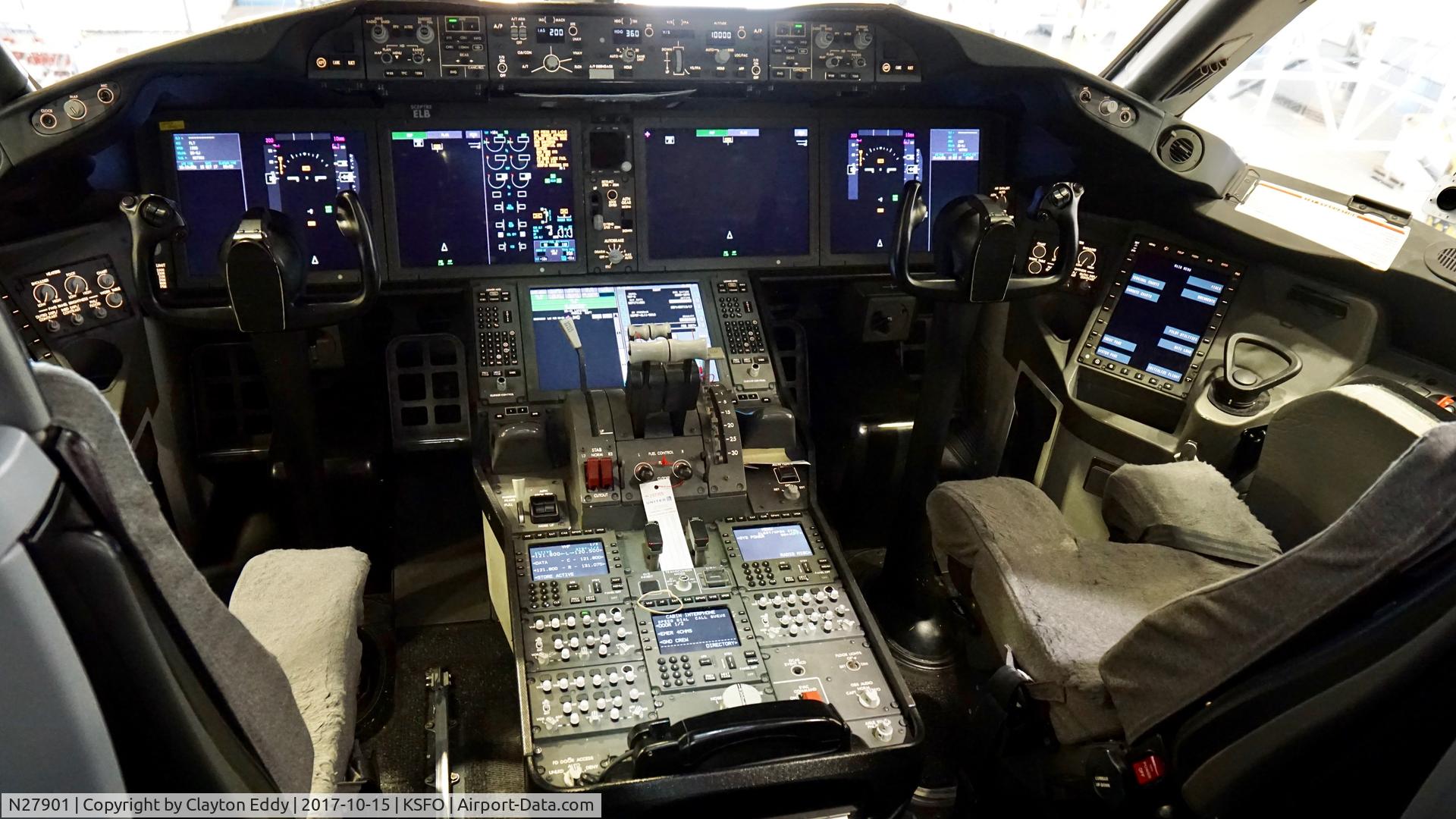 N27901, 2012 Boeing 787-8 Dreamliner C/N 34821, SFO 2017.