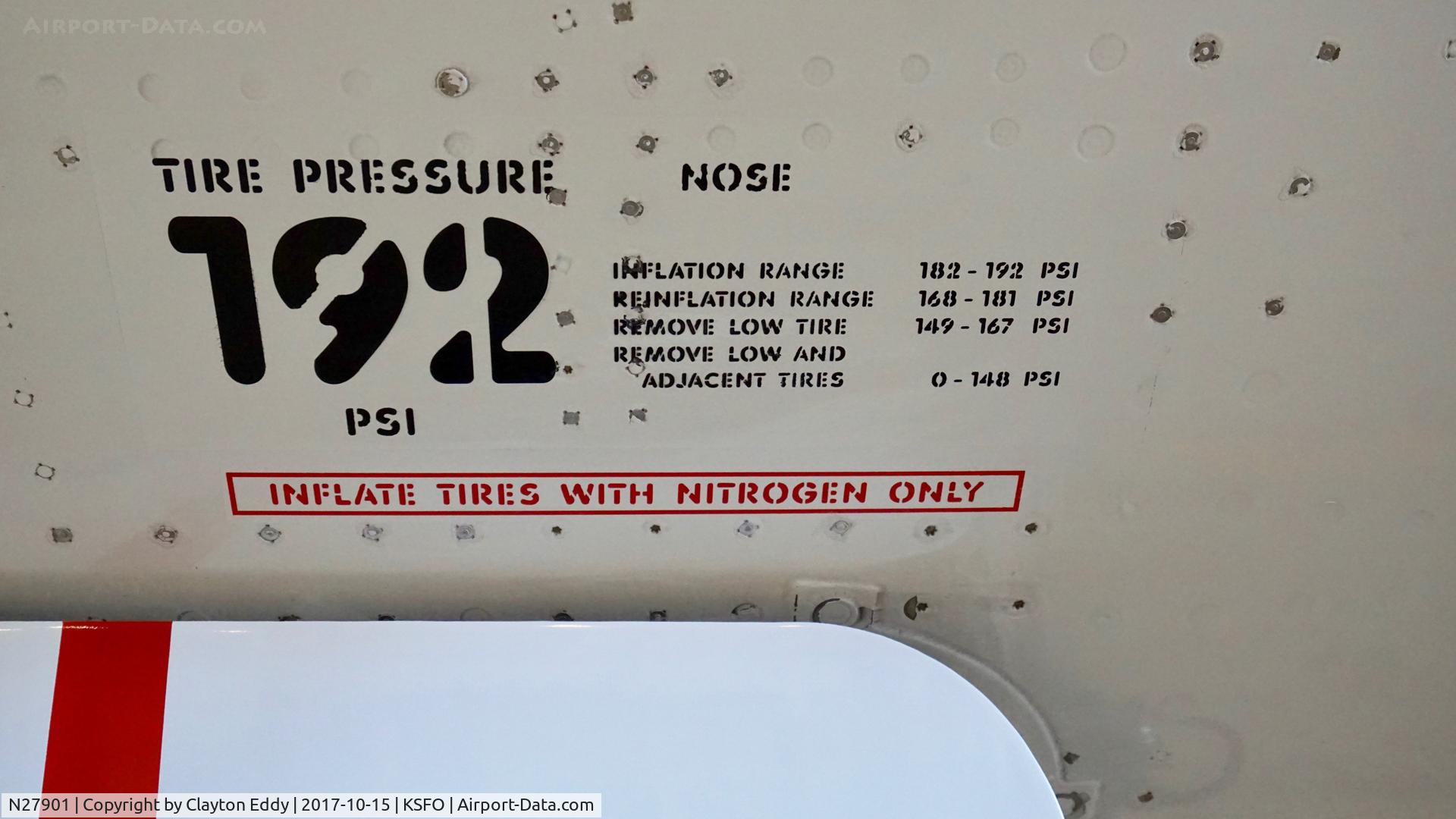 N27901, 2012 Boeing 787-8 Dreamliner C/N 34821, SFO 2017.