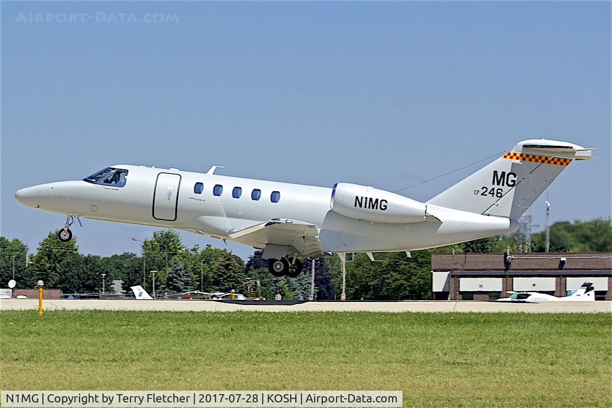 N1MG, 2017 Cessna 525C CitationJet CJ4 CitationJet CJ4 C/N 525C-0246, at 2017 EAA AirVenture at Oshkosh