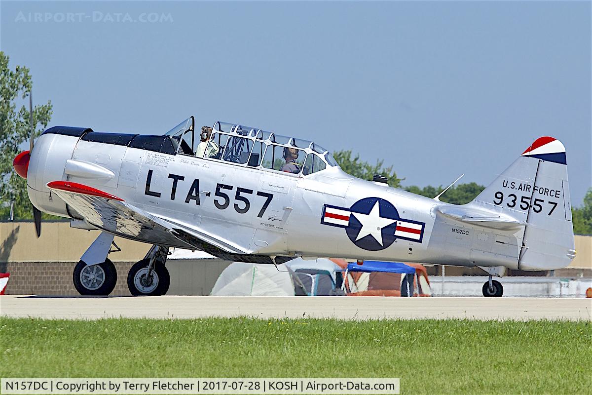 N157DC, 1949 North American T-6G Texan C/N 168-245, at 2017 EAA AirVenture at Oshkosh