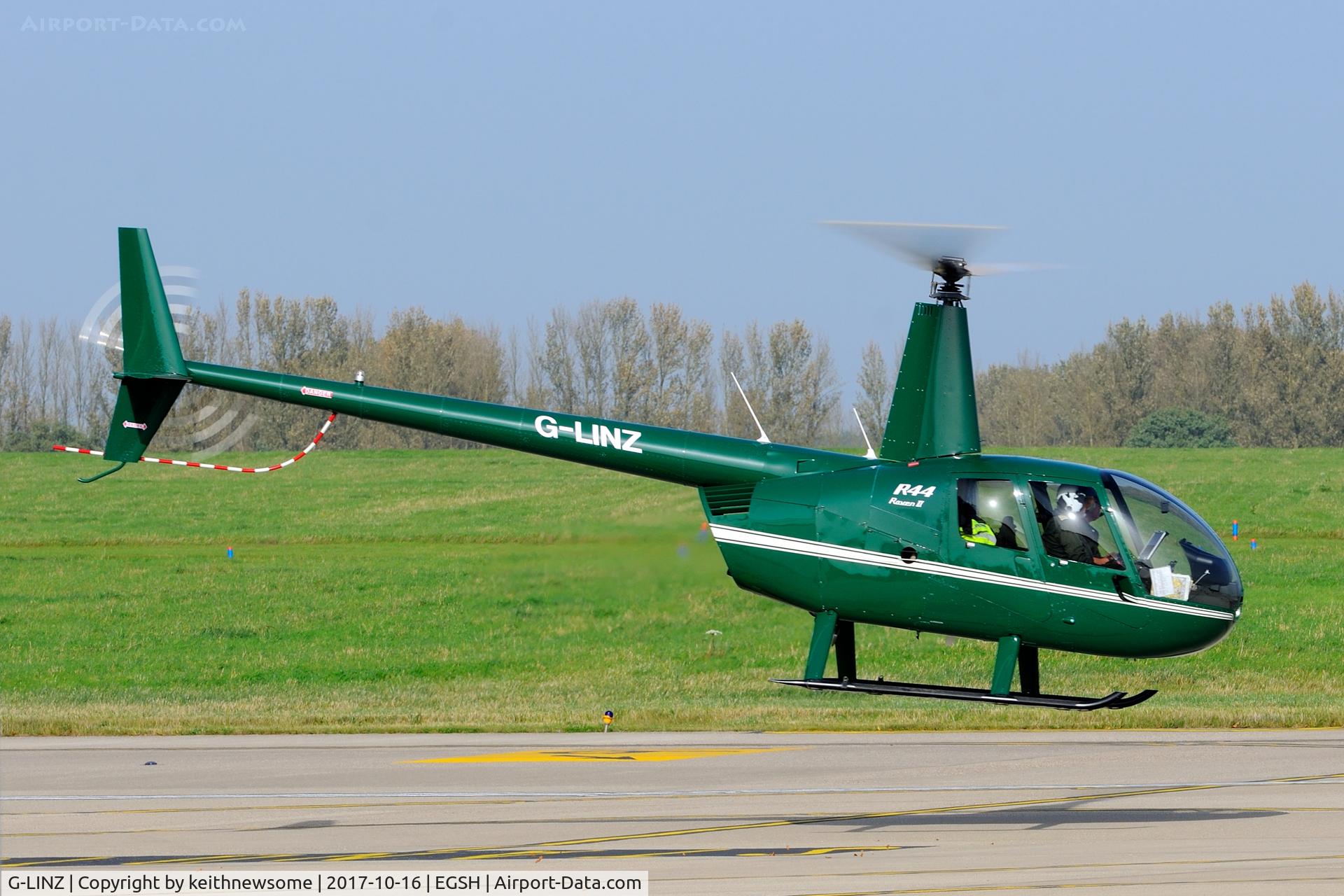 G-LINZ, 2007 Robinson R44 Raven II C/N 11911, Regular Visitor.
