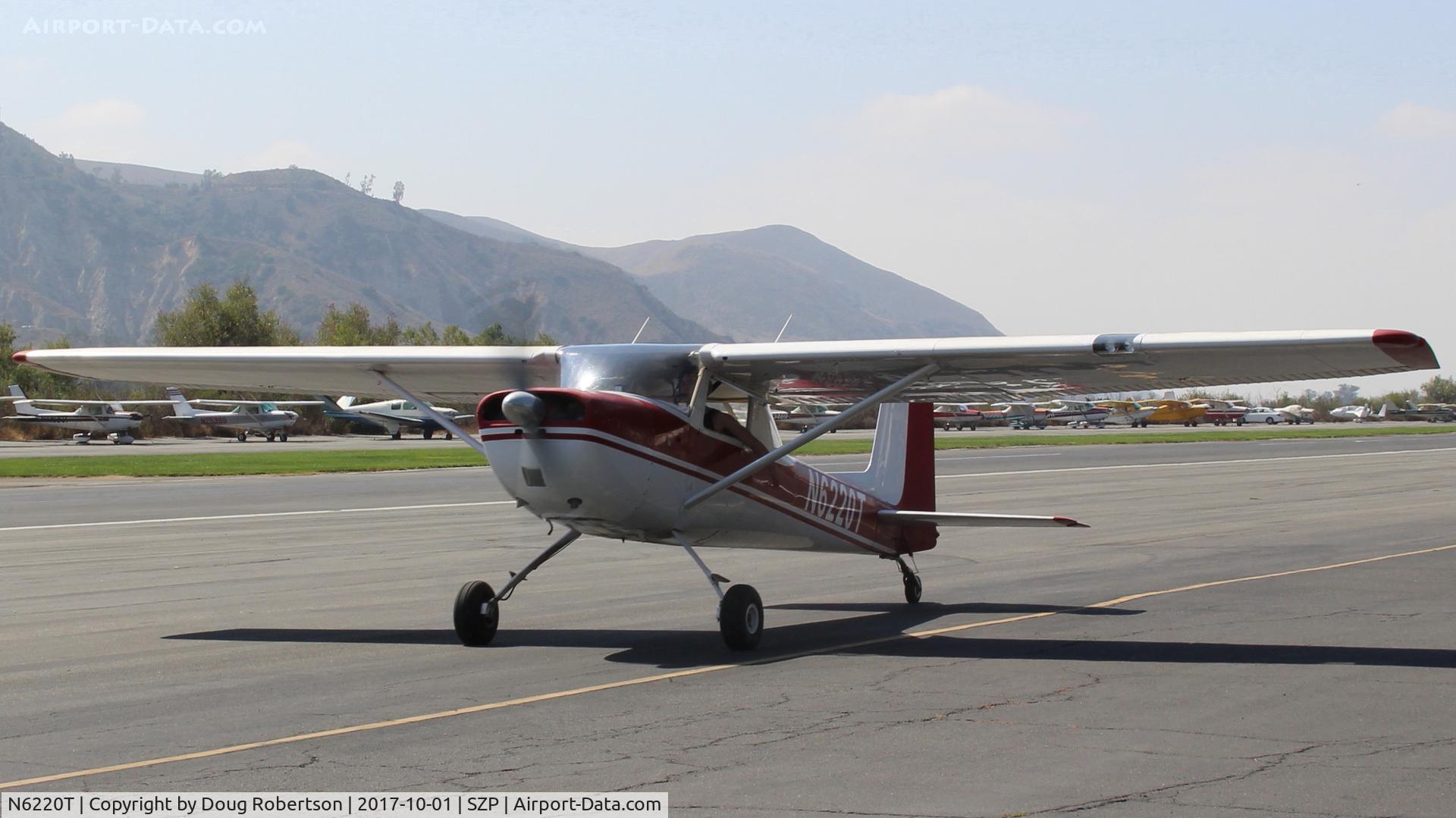 N6220T, 1964 Cessna 150E C/N 15060920, 1964  Cessna 150E, Continental O-200 100 Hp, taxi back