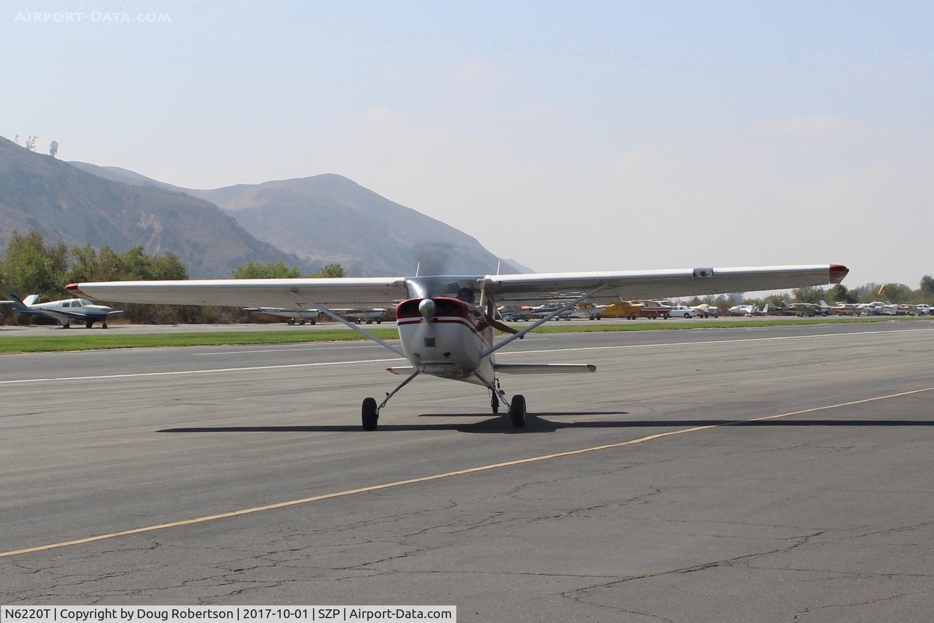 N6220T, 1964 Cessna 150E C/N 15060920, 1964 Cessna 150, Continental O-200 100 Hp, taxi back