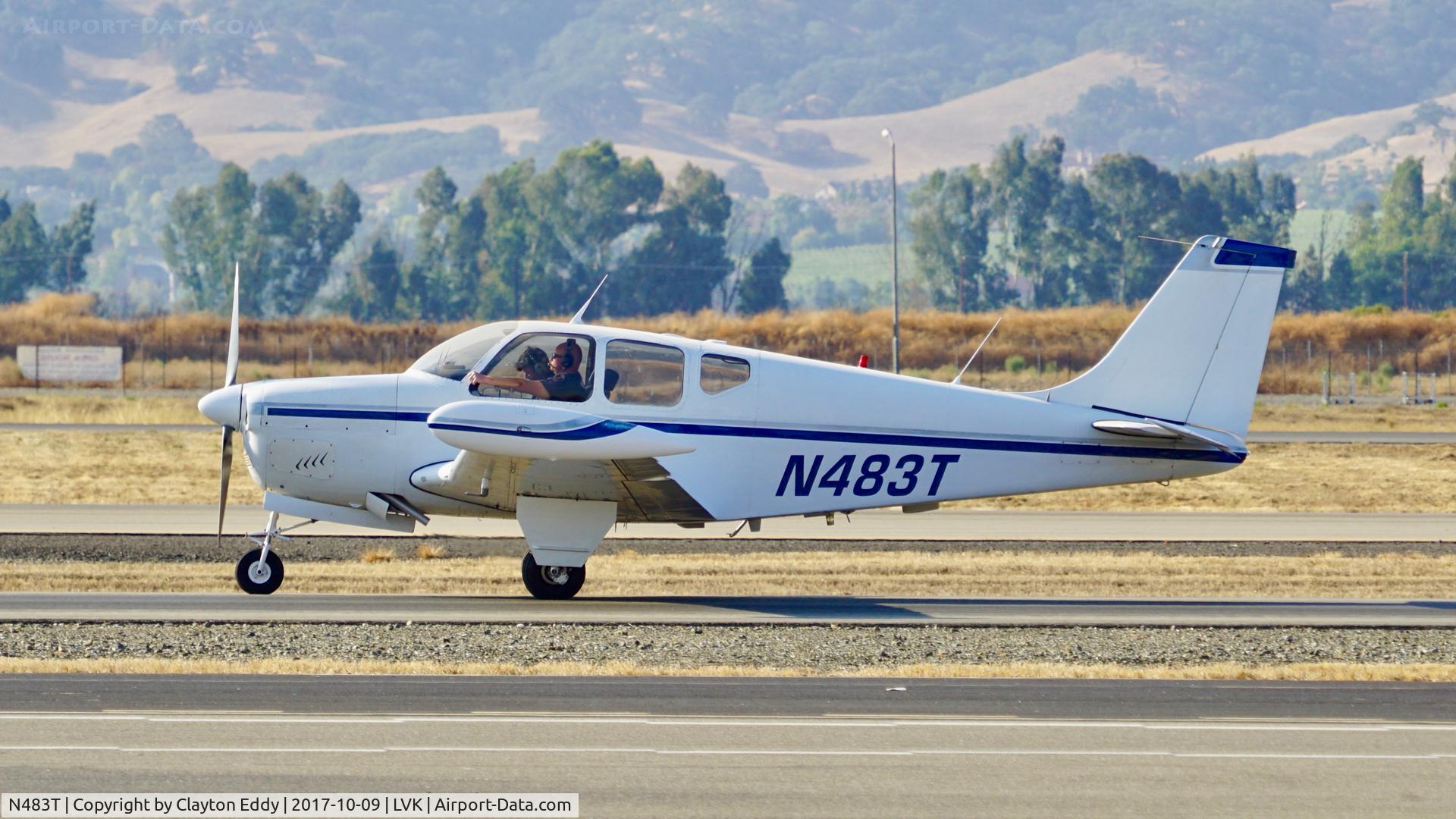 N483T, 1961 Beech 35-A33 Debonair C/N CD-314, Livermore Airport California 2017.
