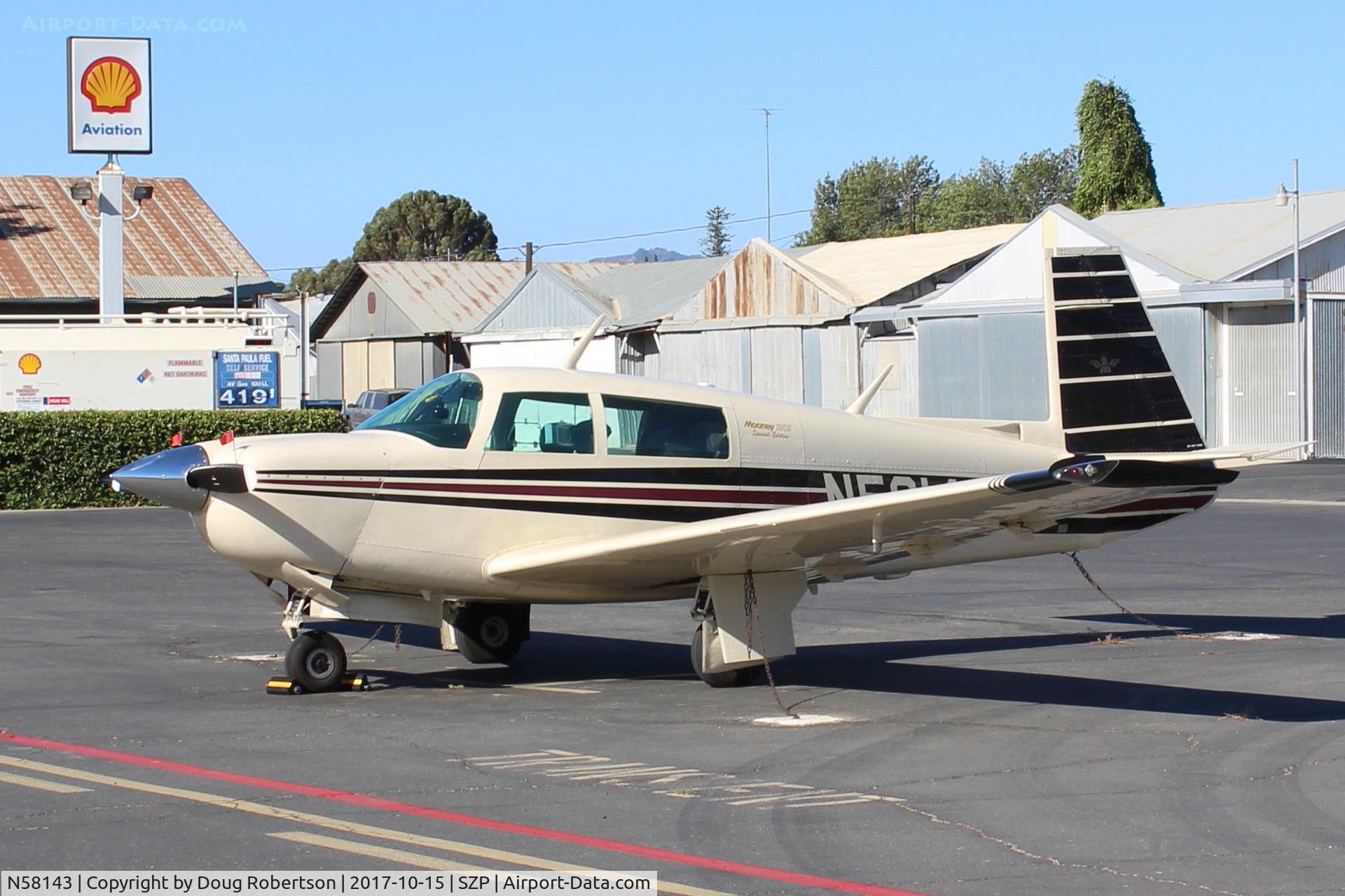 N58143, 1985 Mooney M20J 201 C/N 24-1573, 1985 Mooney M20J 201, Lycoming IO-360 A&C 200 Hp