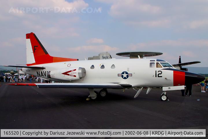 165520, Rockwell T-39N Sabreliner C/N 282-032, T-39N Sabreliner 165520 F-12 from VT-86 'Sabre Hawks' NAS Pensacola, FL