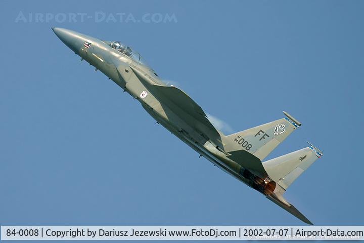 84-0008, 1984 McDonnell Douglas F-15C Eagle C/N 0917/C311, F-15C Eagle 84-0008 FF from 94th FS 
