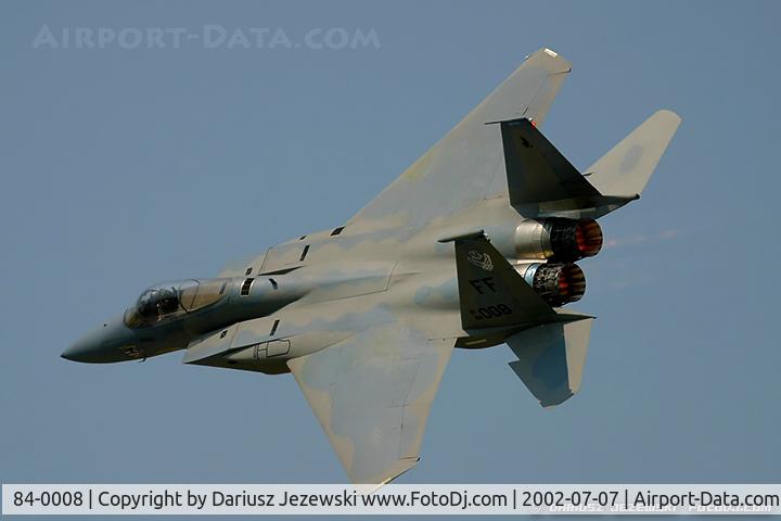 84-0008, 1984 McDonnell Douglas F-15C Eagle C/N 0917/C311, F-15C Eagle 84-0008 FF from 94th FS 
