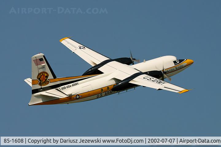 85-1608, 1984 Fokker C-31A (F27-400M) Troopship C/N 10668, C-31A Troopship (F-27-400M) 85-1608 from USAR