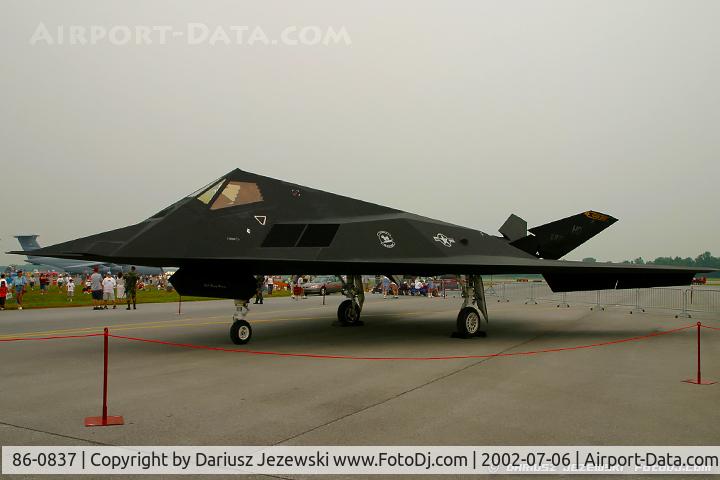 86-0837, 1986 Lockheed F-117A Nighthawk C/N A.4062, F-117A Nighthawk 86-0837 HO from 8th FS 'Black Sheep' 49th FW Holloman AFB, NM