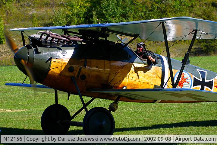 N12156, 1975 Albatros D-Va Replica C/N 17-D-7517, Albatros D-VA C/N 17-D-7517, N12156