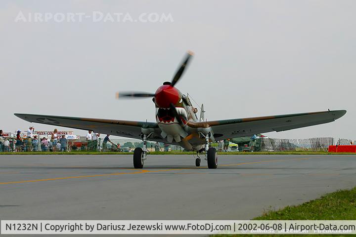 N1232N, 1943 Curtiss P-40N Warhawk C/N 27483, Curtiss P-40M Warhawk 