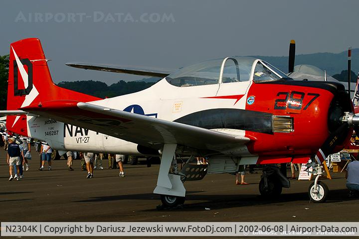 N2304K, 1957 North American T-28C Trojan C/N 252-50 (146287), North American T-28C Trojan C/N 146287, N2304K