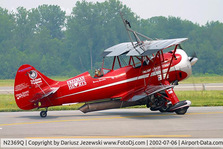 N2369Q, 1940 Waco UPF-7 C/N 5387, Waco UPF-7 C/N 5387 - Jimmy Franklin and Carol Pilon, N2369Q