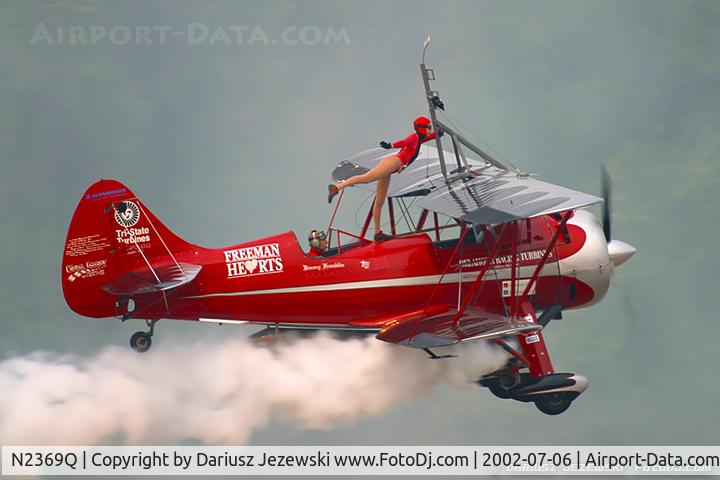 N2369Q, 1940 Waco UPF-7 C/N 5387, Waco UPF-7 C/N 5387 - Jimmy Franklin and Carol Pilon, N2369Q