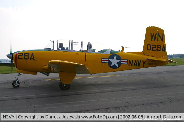 N2VY, 1955 Beech D-45 (T-34B) Mentor C/N BG-67, Beech D-45 C/N BG-67, N2VY