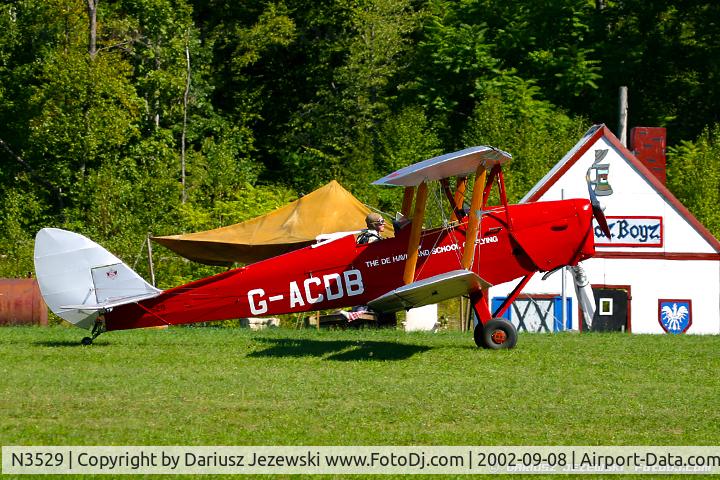 N3529, 1945 De Havilland DH-82A Tiger Moth II Tiger Moth II C/N 86556, De Havilland Tiger Moth DH-82A C/N PG647, N3529