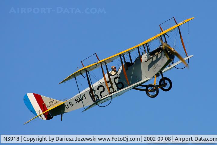 N3918, 1919 Curtiss JN-4H Jenny C/N 3919, Curtiss Jenny JN-4H C/N 3919, N3918