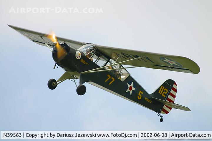 N39563, 1944 Aeronca 65-TAC C/N F5664TA, Aeronca 65-TAC L-3B C/N F5664TA, N39563