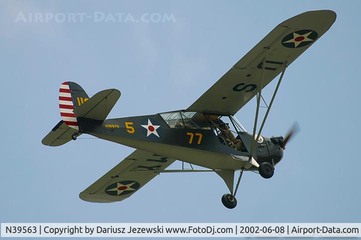 N39563, 1944 Aeronca 65-TAC C/N F5664TA, Aeronca 65-TAC L-3B C/N F5664TA, N39563