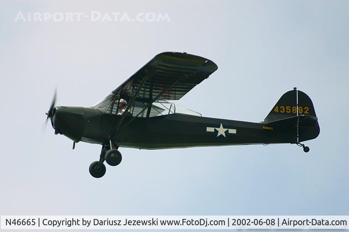 N46665, 1943 Taylorcraft DCO-65 C/N L-5892, Taylorcraft L-2 DCO-65 C/N L-5892, N46665
