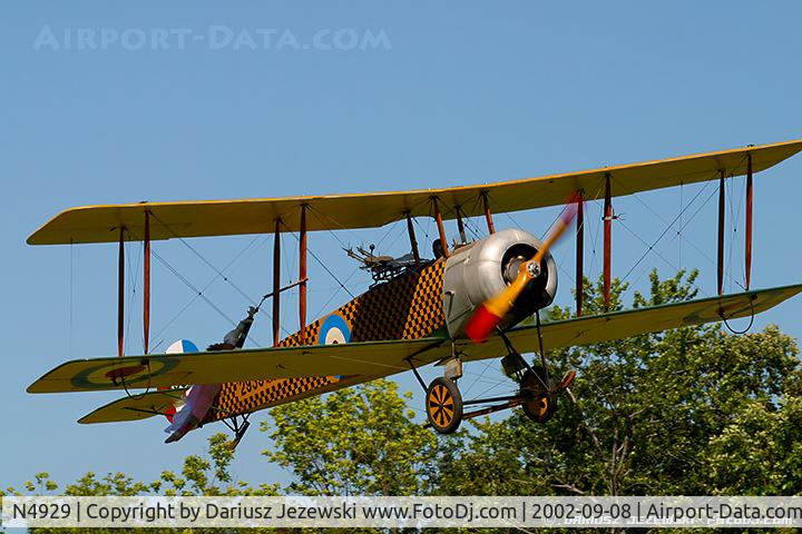 N4929, 1966 Avro 504K Replica C/N HAC1, Avro 504K replica C/N HAC1, N4929