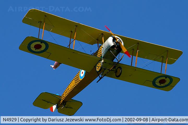 N4929, 1966 Avro 504K Replica C/N HAC1, Avro 504K replica C/N HAC1, N4929