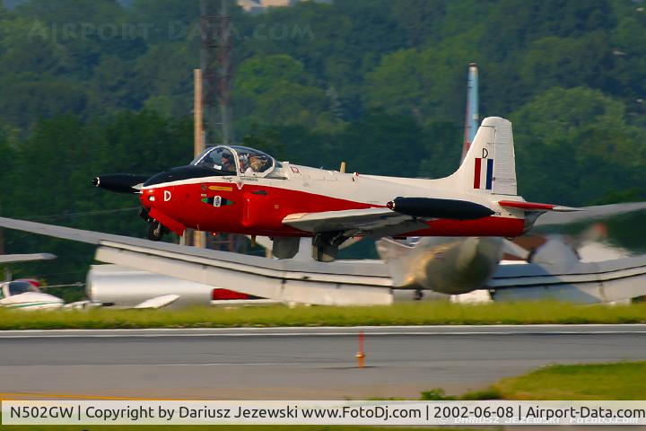 N502GW, 1960 Hunting P-84 Jet Provost T.3A C/N PAC/W/10163, Hunting Percival Aircraft Ltd Jet Provost 3A C/N PACW10163, N502GW