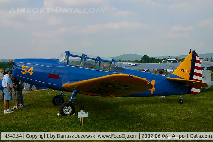 N54254, 1941 Fairchild M-62A-3 Cornell II C/N T42-1831, Fairchild M-62A-3 C/N T-42-1831, N54254