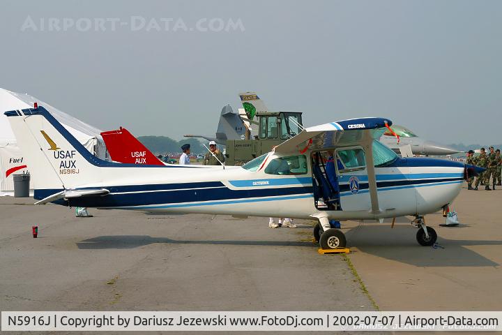 N5916J, 1980 Cessna 172N C/N 17273845, USAF AUX Cessna 172N Skyhawk,N5916J