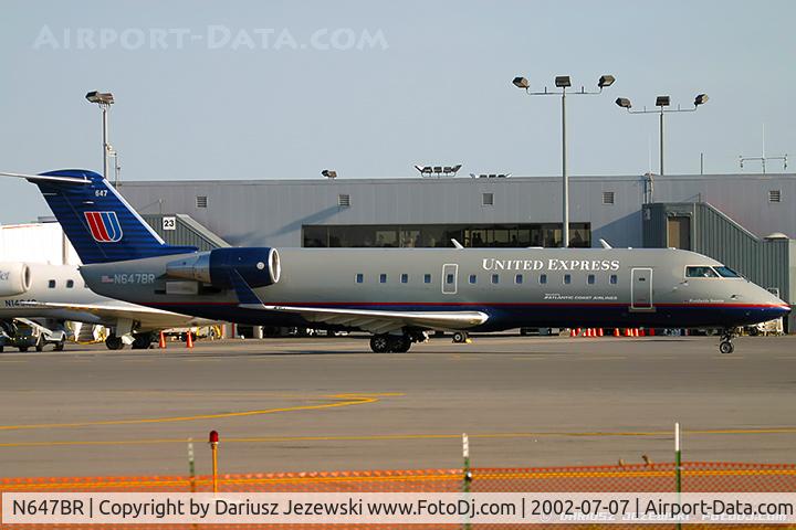 N647BR, 2000 Bombardier CRJ-200ER (CL-600-2B19) C/N 7399, Bombardier CL-600-2B19 Regional Jet CRJ-100  C/N 7399, N647BR
