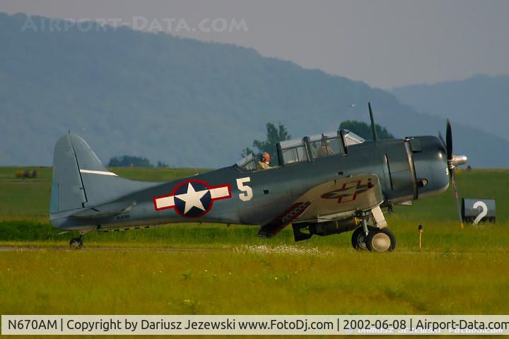 N670AM, 1993 Douglas SBD-5 Dauntless C/N 28536, Douglas SBD-5 Dauntless C/N 28536, NX670AM