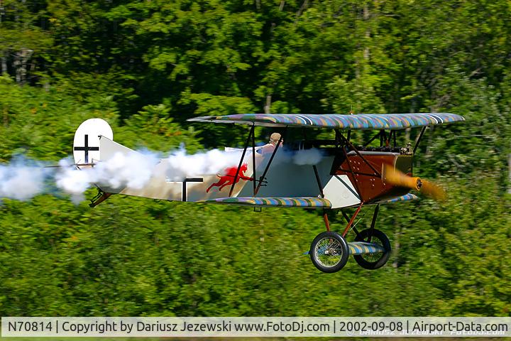 N70814, 1993 Fokker D-VII Replica C/N 1918-1989, Fokker D-VII C/N 1918-1989, N70814