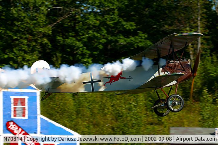 N70814, 1993 Fokker D-VII Replica C/N 1918-1989, Fokker D-VII C/N 1918-1989, N70814