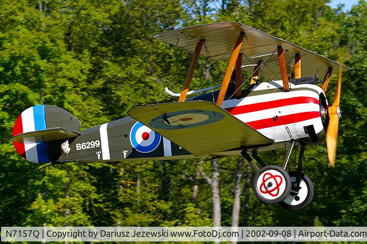 N7157Q, 1990 Sopwith F.1 Camel Replica C/N 1990, Sopwith Camel C/N 1990, N7157Q