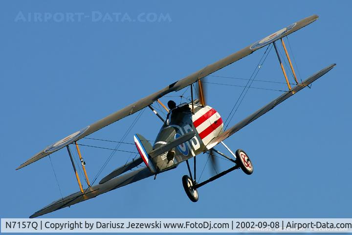 N7157Q, 1990 Sopwith F.1 Camel Replica C/N 1990, Sopwith Camel C/N 1990, N7157Q