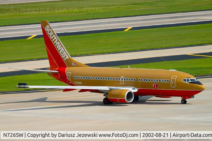 N726SW, 1999 Boeing 737-7H4 C/N 27858, Boeing 737-7H4  C/N 27858, N726SW