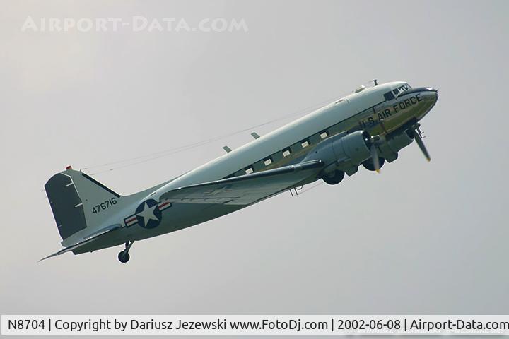 N8704, 1944 Douglas DC3C-S4C4G (TC-47B-30-DK) C/N 33048, Douglas DC-3C-S4C4G 