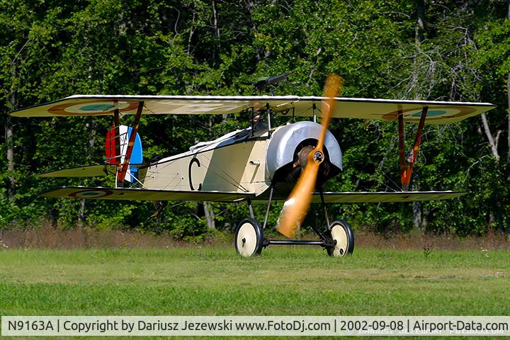 N9163A, 1990 Nieuport II Replica C/N 1915-78, Nieuport 11 C/N 1915-78, N9163A