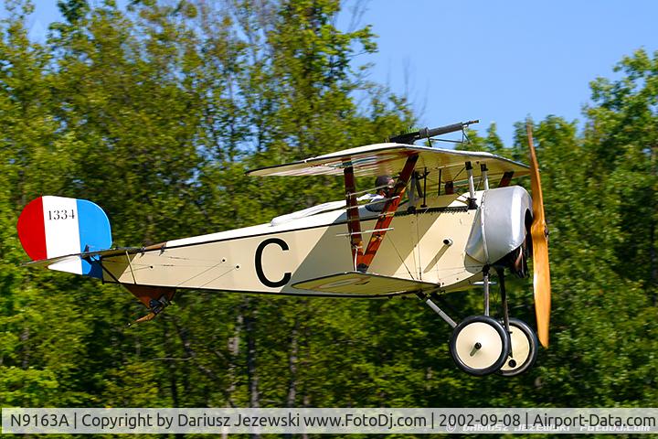 N9163A, 1990 Nieuport II Replica C/N 1915-78, Nieuport 11 C/N 1915-78, N9163A