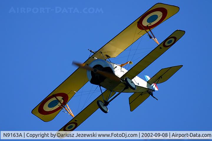 N9163A, 1990 Nieuport II Replica C/N 1915-78, Nieuport 11 C/N 1915-78, N9163A