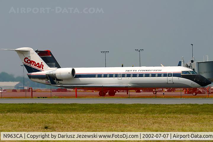 N963CA, 1996 Canadair CRJ-100ER (CL-600-2B19) C/N 7127, Bombardier CL-600-2B19 Regional Jet CRJ-100C/N 7127, N963CA