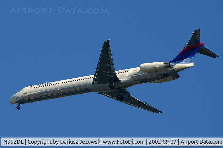 N992DL, 1991 McDonnell Douglas MD-88 C/N 53344, Mcdonnell Douglas MD-88  C/N 53344, N992DL